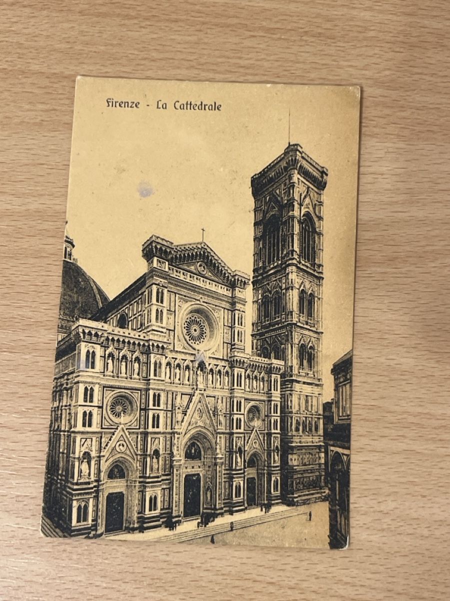 Cartes postales: Alte Ansichtskarte: Firenze - La Cattedrale, 1909, Top! – D'occasion à Hinwil par Chuan2