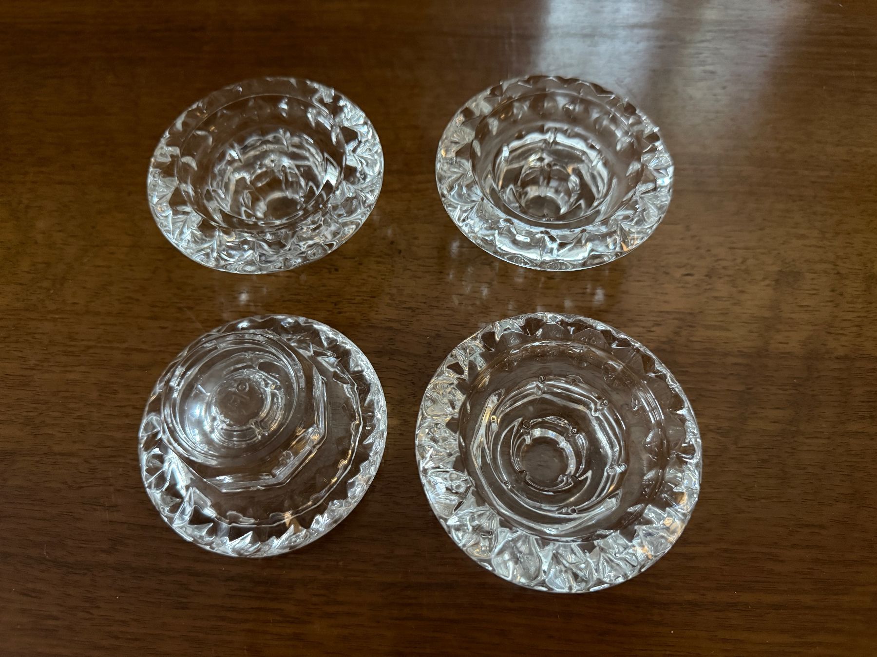 Portacandele: Teelicht-, Stabkerzenhalter, Bolsius, Glas, 4 Stk. – Usato da Erstfeld venduto da Uhu1980 1