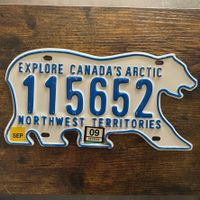 🇨🇦 Autoschild Northwest Territories 115652 - KANADA