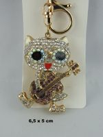 Schlüsselanhänger - BÜSI mit GITARRE - Neu - 6,5x5cm