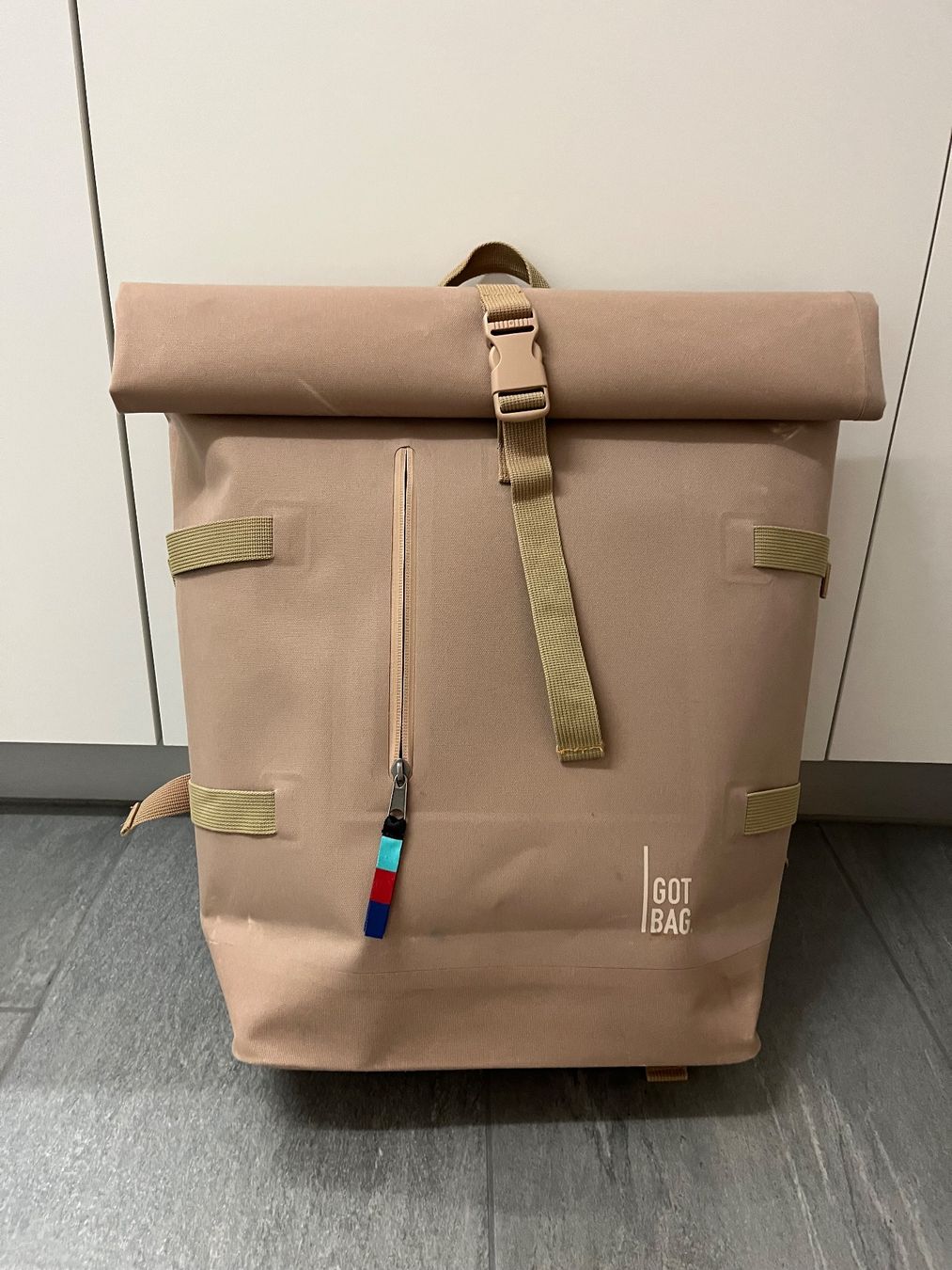 Zaini: GOT BAG Rolltop Rucksack gross, braun-rosa – Usato da Wimmis venduto da jenniz