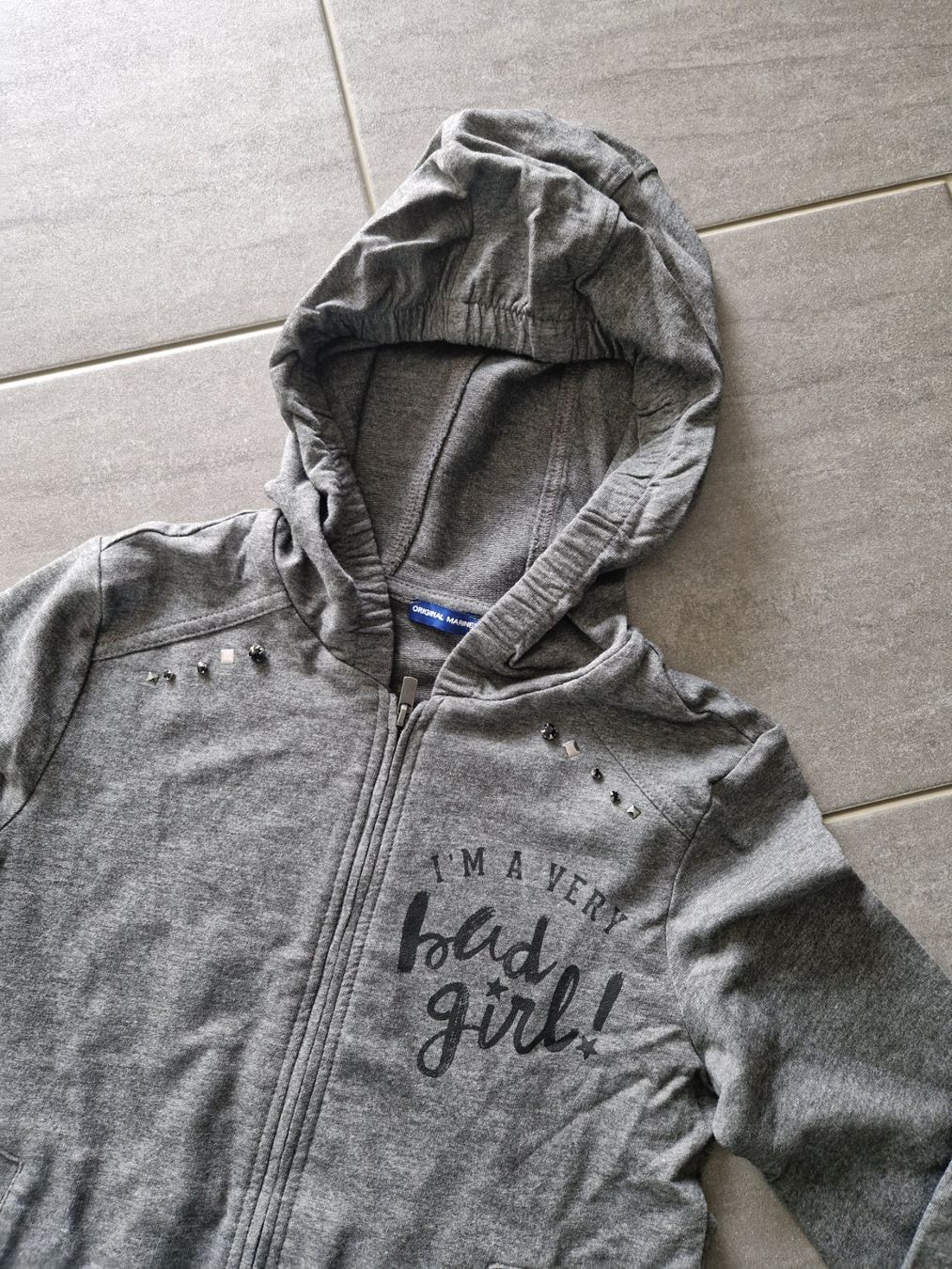 Giacche & Cappotti: ORIGINAL MARINES Sweatjacke grau gr.12Jahre – Usato da Mezzovico venduto da maemy 1