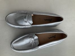 Sioux Slipper in Silber Farbe Grösse 5 guter Zustand