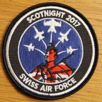 SCOTNIGHT 2017, Swiss Air Force, Badge Schweizer Luftwaffe