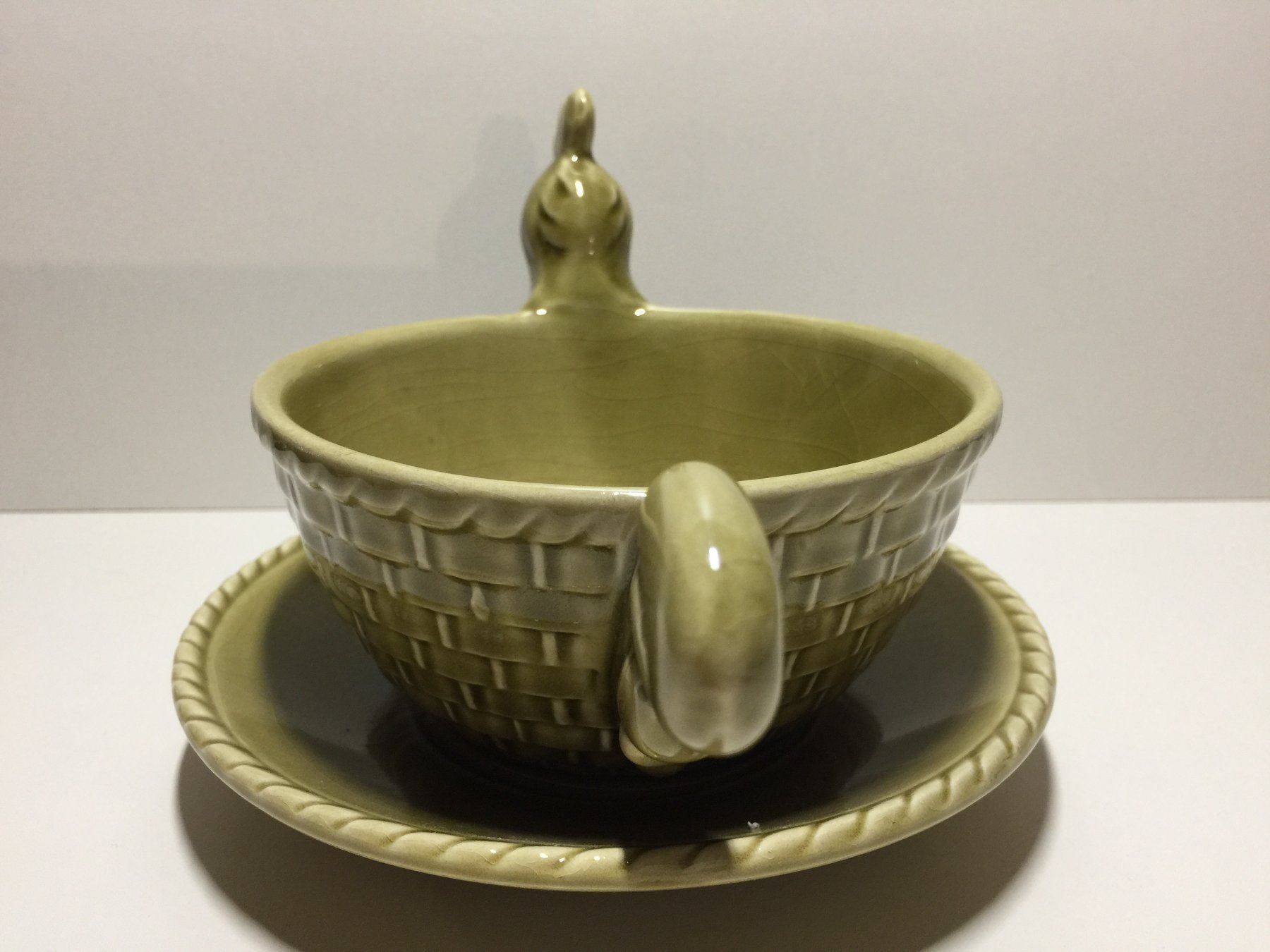 Schalen: WESTERN GERMANY Saucière + assiette coq – Gebraucht aus Cossonay-Ville von Les_1001_perles 3
