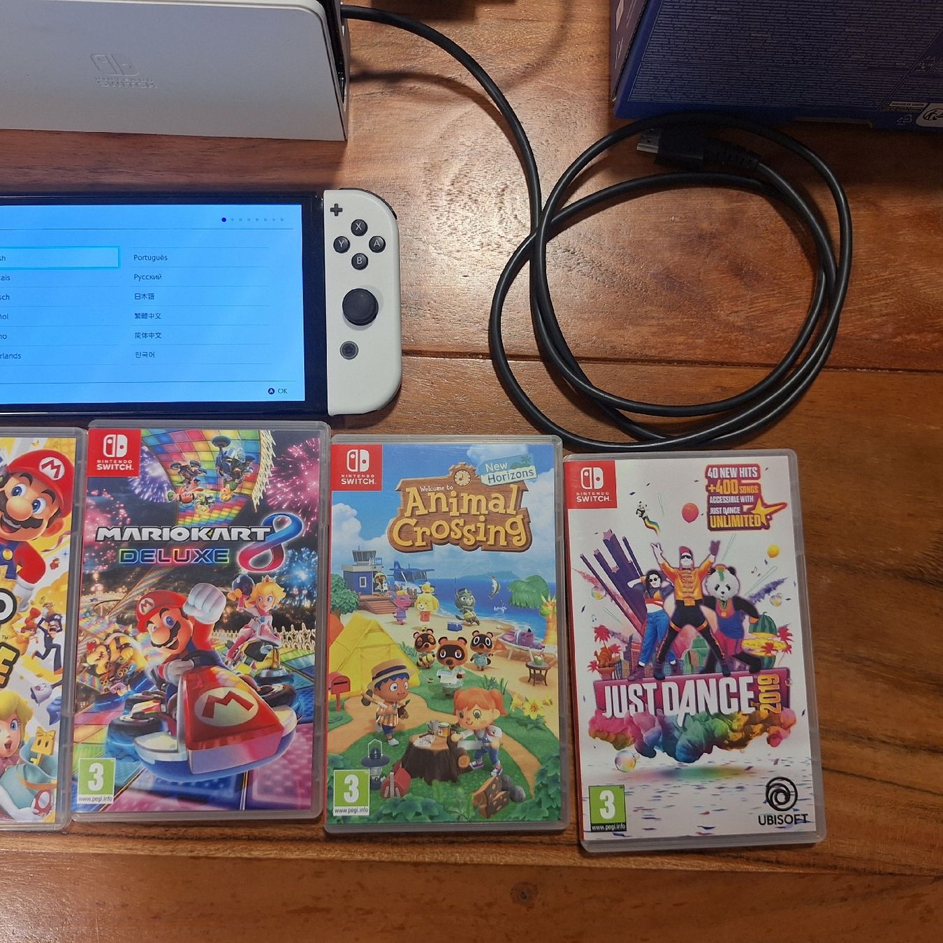 Nintendo Konsolen: Nintemdo Switch OLED + 6 Games – Gebraucht aus Neuheim von xxSkironxx 3