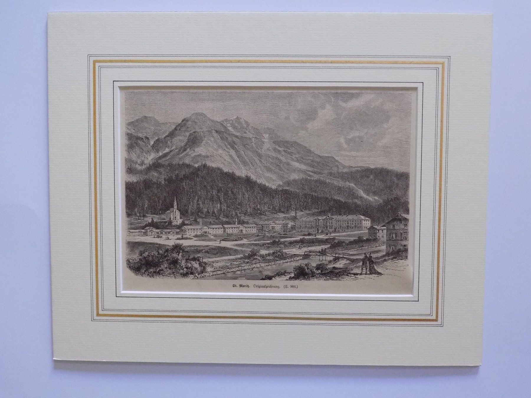 Stiche: St. Moritz im Engadin – Gebraucht aus Risch von Antikfee