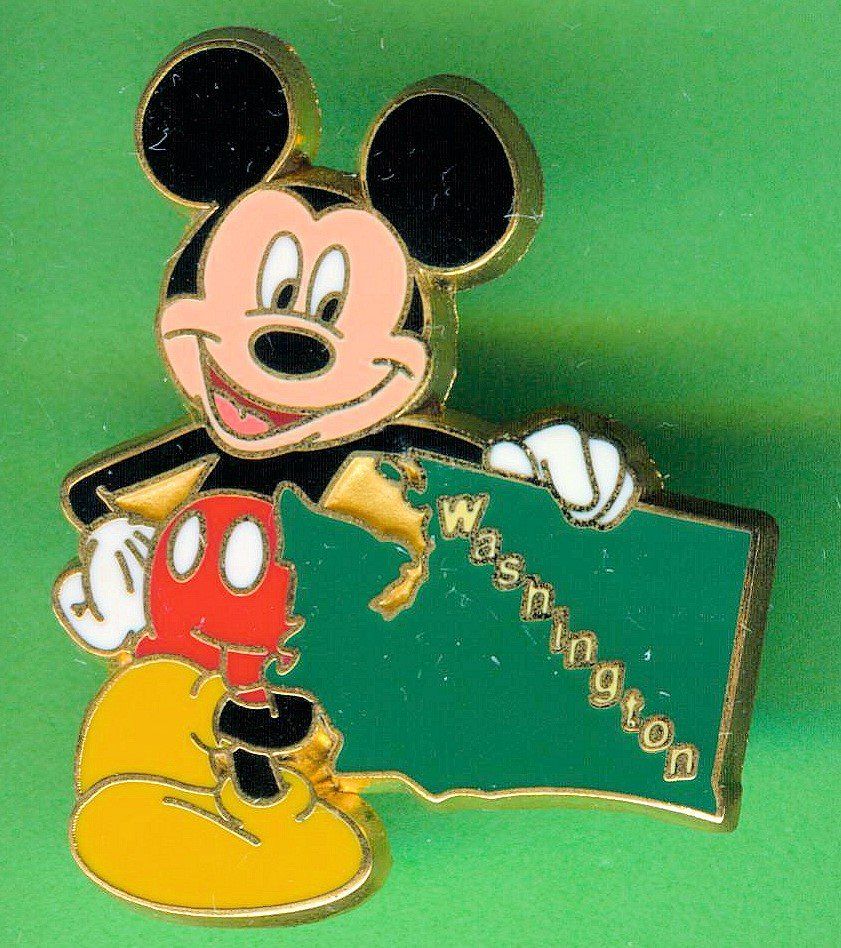 Disney Placchette & Badge: DISNEY  Mickey Maus  WASHINGTON – Usato da Winterthur venduto da Sammleroase