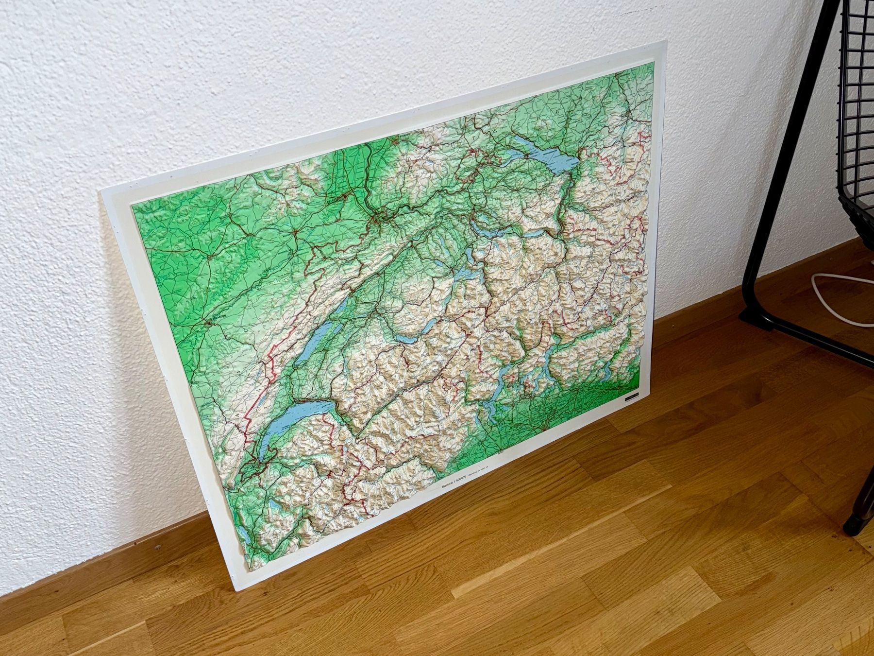 Cartine & Atlanti: Relief-Karte der Schweiz – Usato da Zürich venduto da Barbican 1