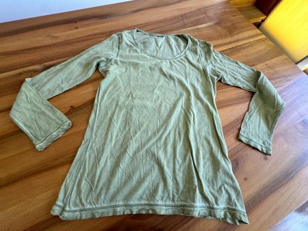 Tolles Langarmshirt NILE Damen Pistaziengrün Grösse L