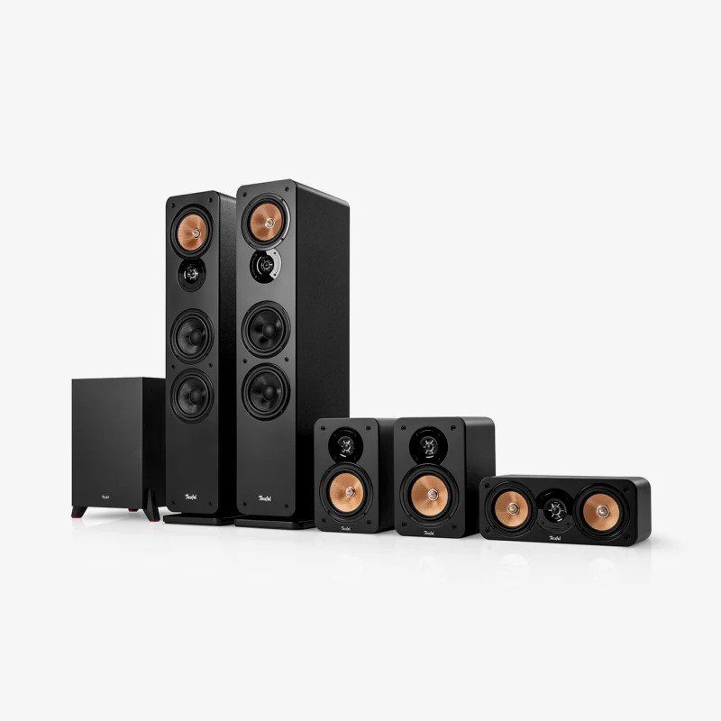 Teufel Heimkino: Ultima 40 Surround "5.1-Set" (Schwarz) – Gebraucht aus Tagelswangen von Roethl