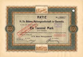 H. Th. Böhme AG, Chemnitz - 1921