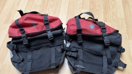 Ortlieb Fahrradtaschen rot/schwarz, 2 Stk. guter Zustand