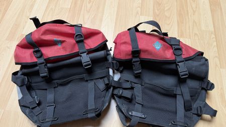 Ortlieb Fahrradtaschen rot/schwarz, 2 Stk. guter Zustand