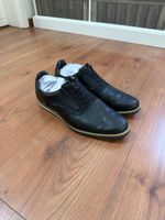 Zara Herren Leder Schuhe EU41 Schwarz