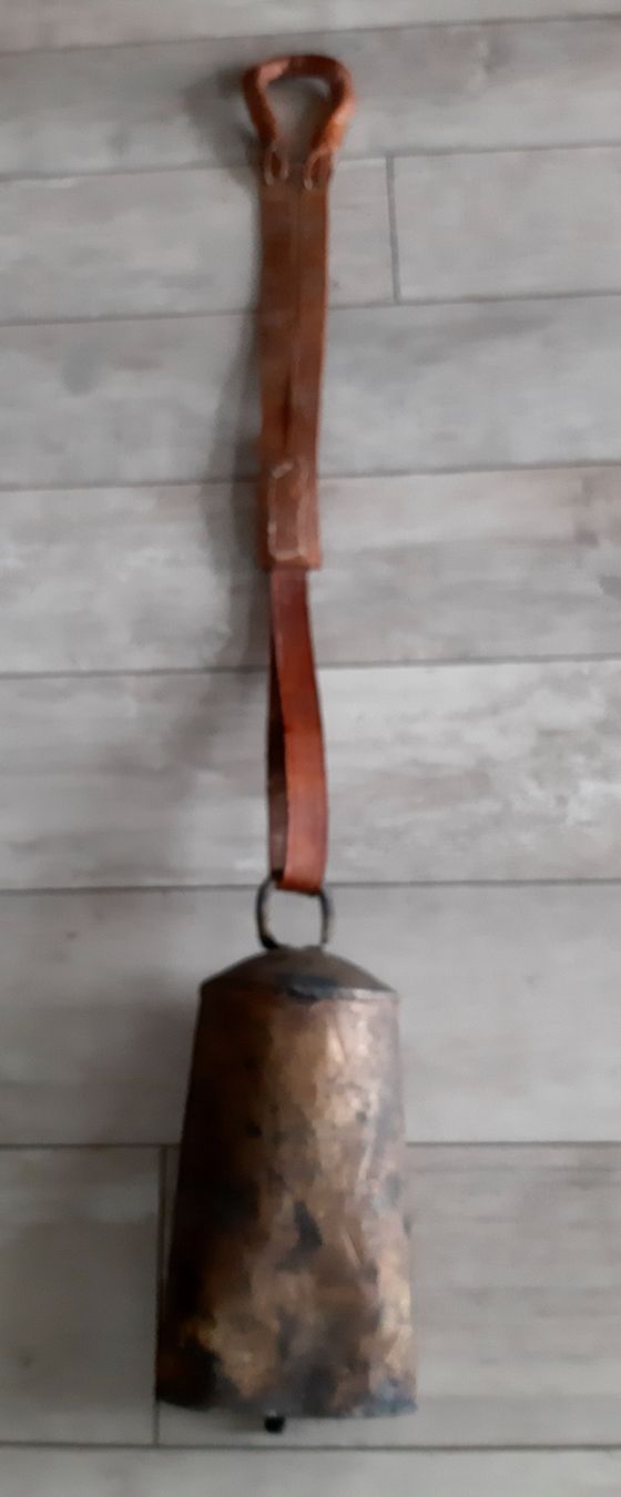 Campanacci mucche: Schöne Glocke mit Lederriemen – Usato da Tagelswangen venduto da BrigittaC01 3