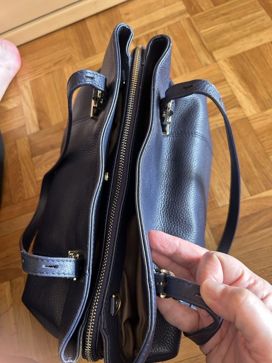 Borse da donna: Sac à main Le Tanneur Capucine Bleu – Usato da Vufflens-la-Ville venduto da newlifegva 5
