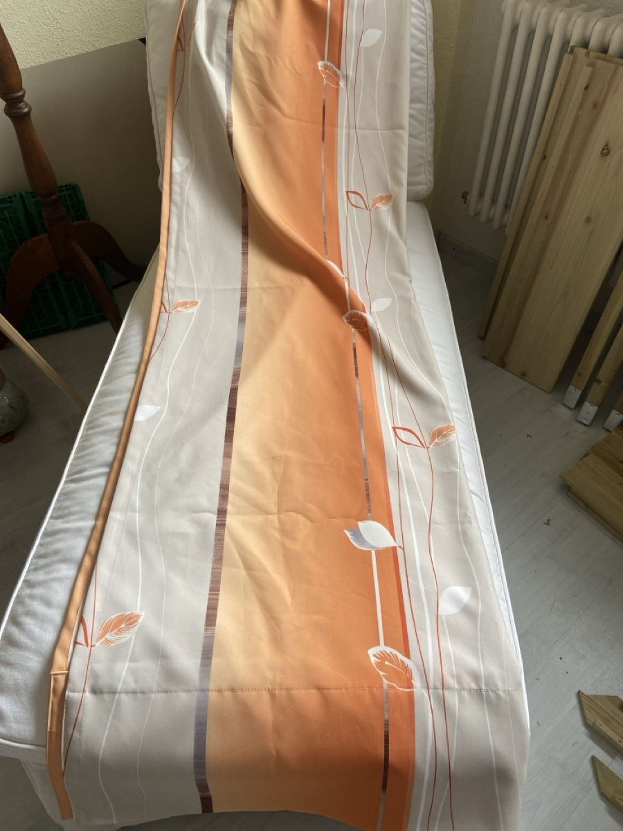 Tende: Gardinen Set,Orange/Beige, neuwertig – Usato da Leuggern venduto da Laurence_60 1