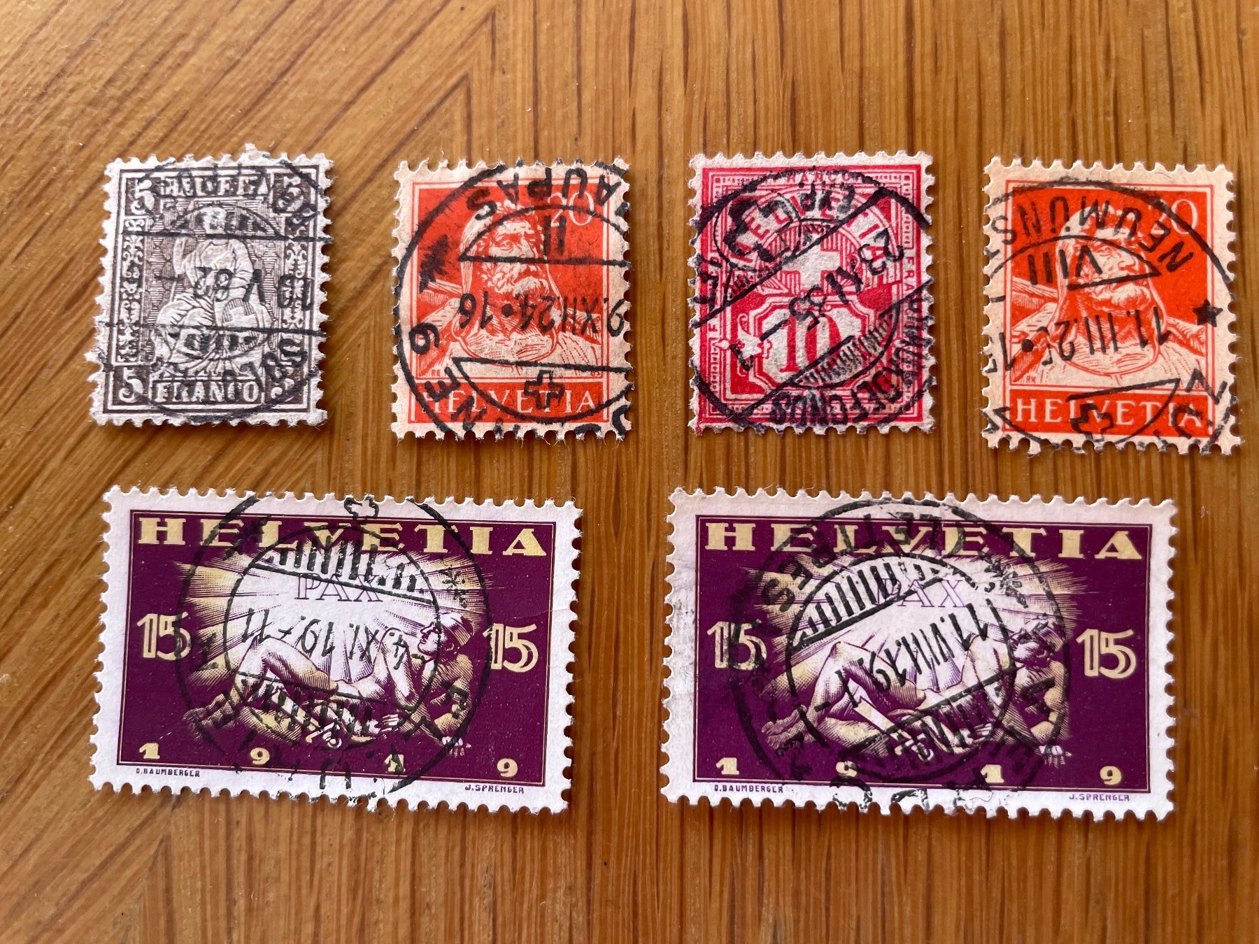 Alle Briefmarken: Oblitérations inversées – Gebraucht aus Sonceboz-Sombeval von Comment2 5