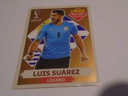 1 WM 2022 Luis Suarez EXTRA STICKER - Legende Bronce