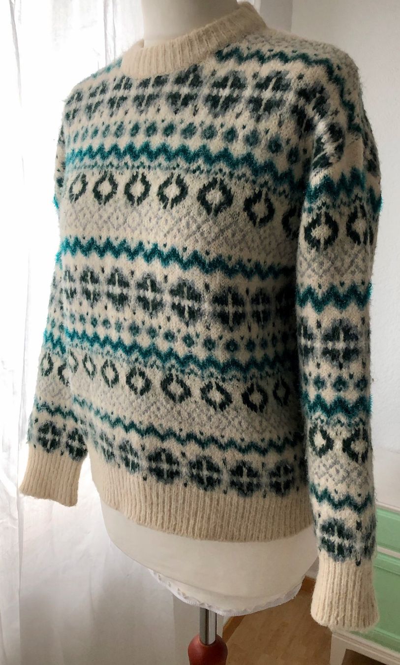 Oysho Maglioni & Felpe: Oysho Norwegerpulli, Pullover, Pulli, warm, S 36, beige grün – Usato da Zürich venduto da DepotCharity 4