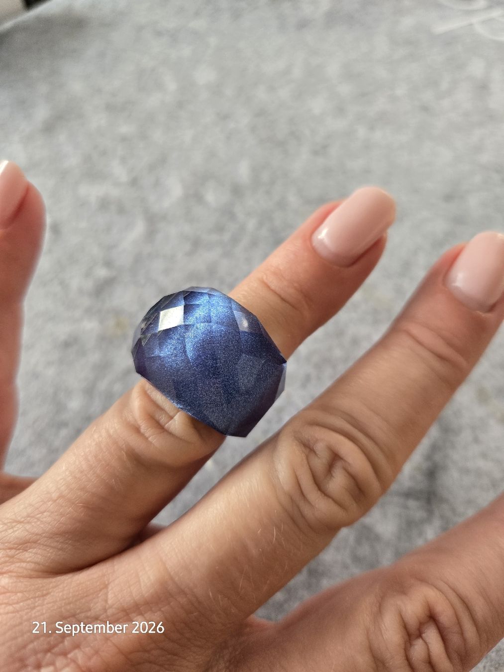 Swarovski Anelli: Swarovski Ring Nirvana  blau facettiert Grösse 55  – Nuovo (secondo la descrizione) da Oberriet SG venduto da Bodo6