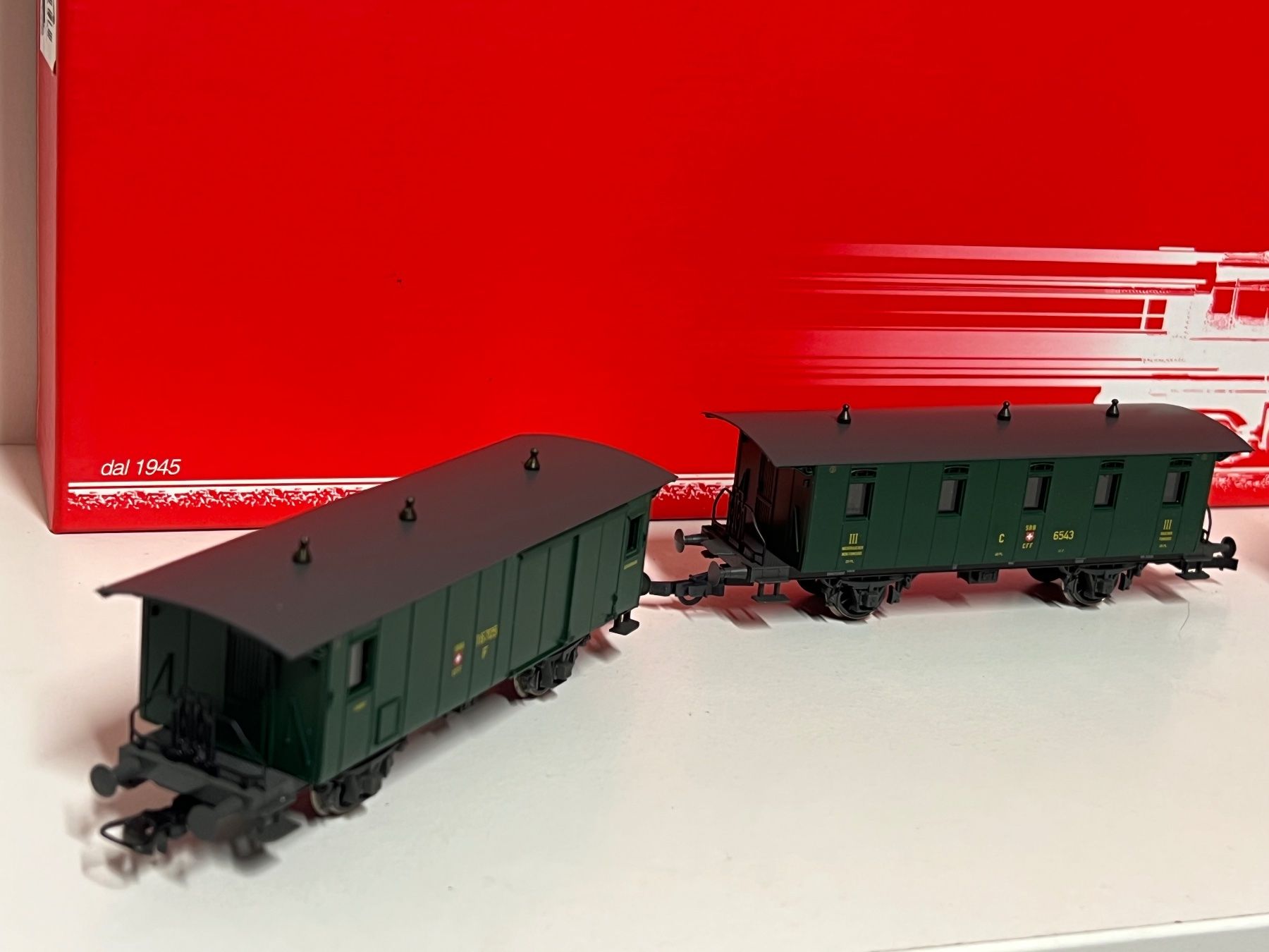 Rivarossi Modellini di ferrovie: Rivarossi R3664  SBB - CFF Oldtimerwagenset H0 DC – Usato da Geroldswil venduto da TopTrain54 4
