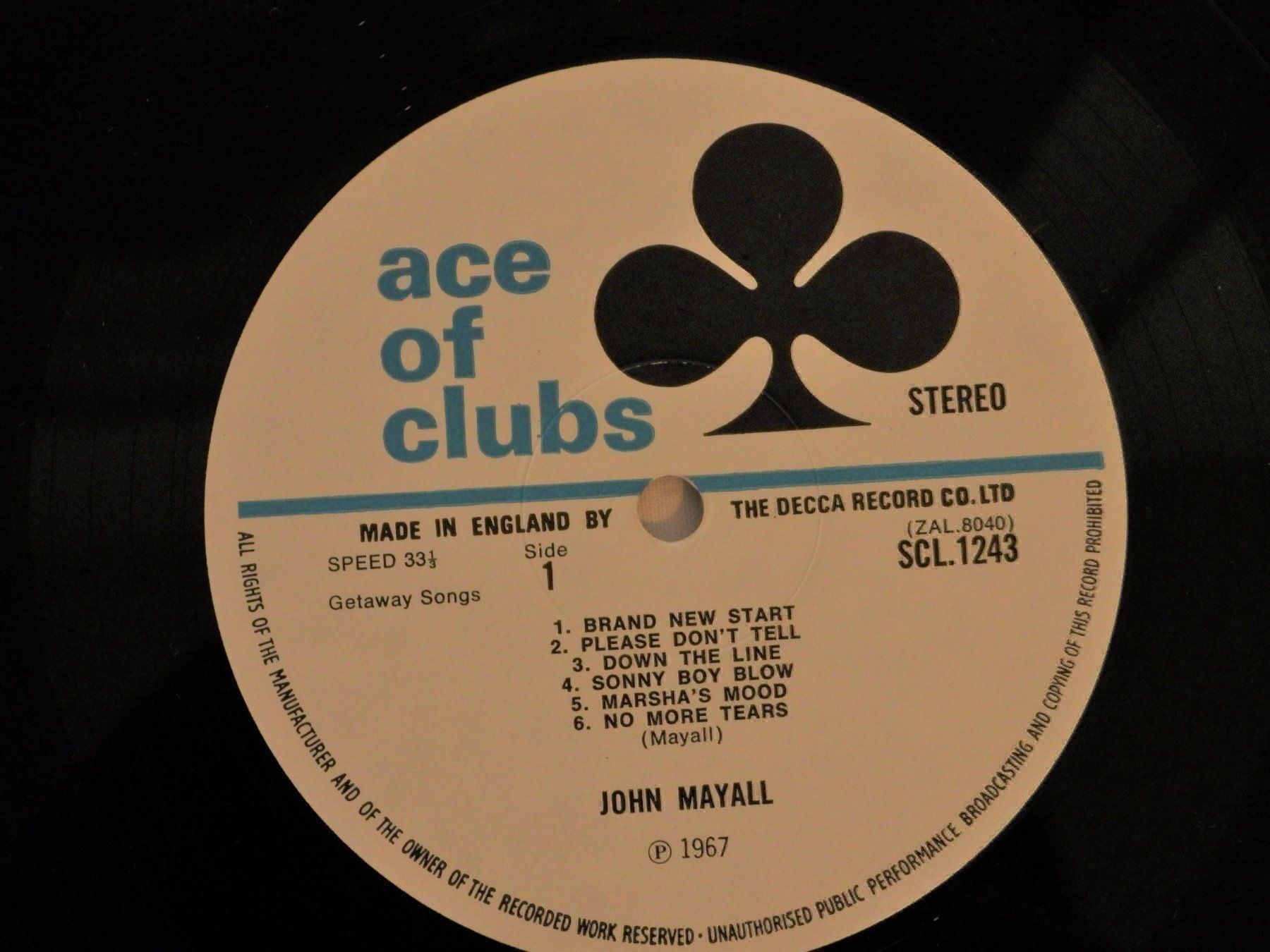 Vinyles: John Mayall the blues alone  LP 1967 – D'occasion à Dübendorf par mar_85sd 3