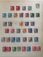 Alte Briefmarken Sammlung Dänemark, Raritäten ab 1927