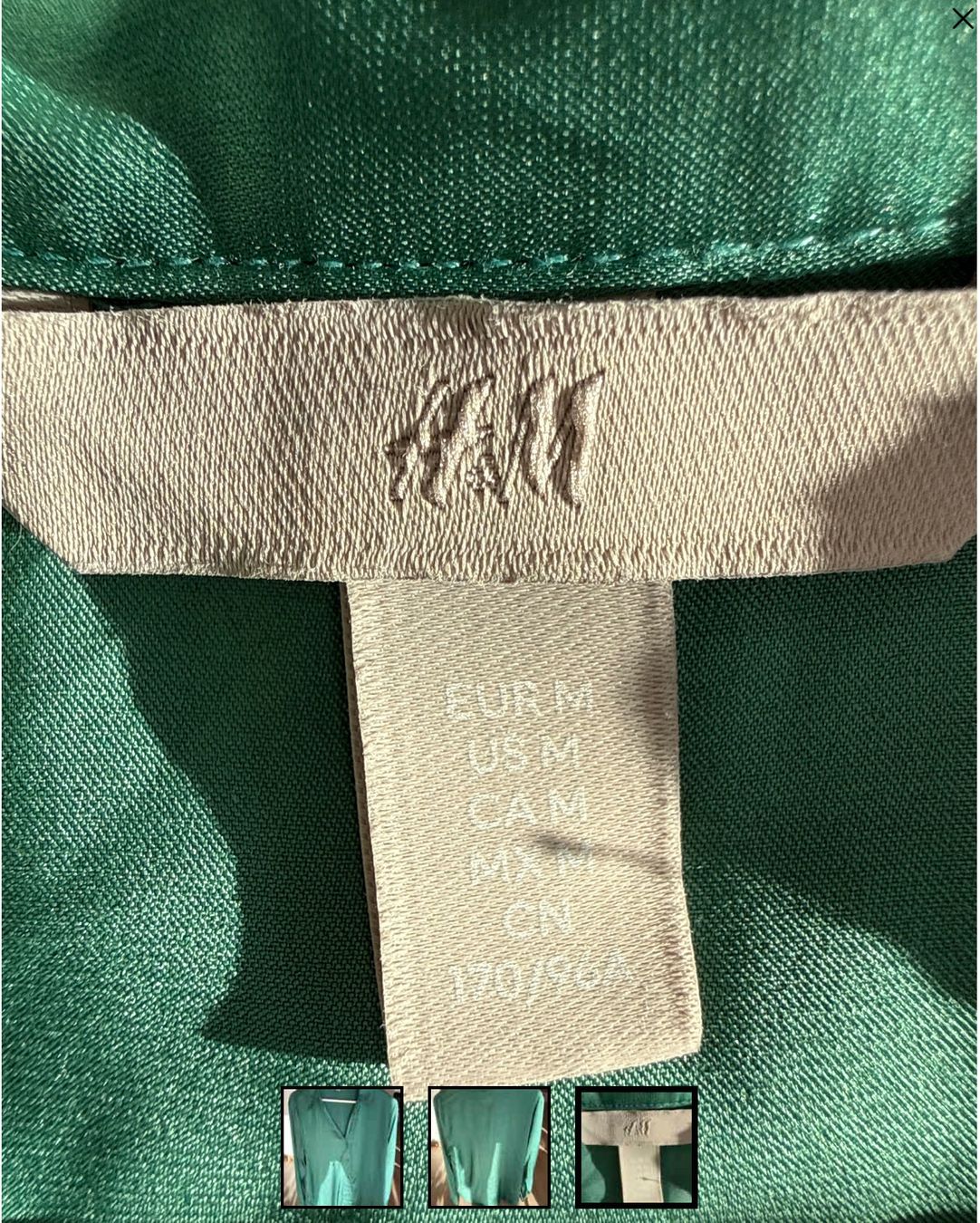H&M Blusen: Grüne Bluse – Gebraucht aus Bern von 1Gigi1 2