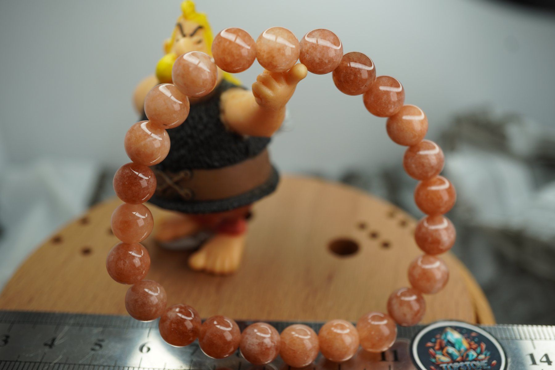 Minerali & Pietre curative: Sonnenstein   Mix  Armband    (Räumung!) – Nuovo e nell'imballaggio originale da Eschenbach SG venduto da topstone 1