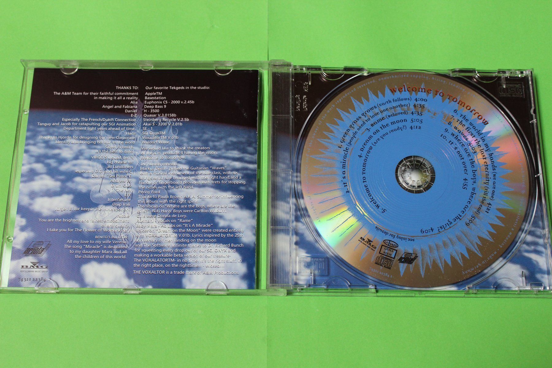 CD: SNAP! - WELCOME TO TOMORROW CD 1994 – Usato da Tübach venduto da JamesStone 3