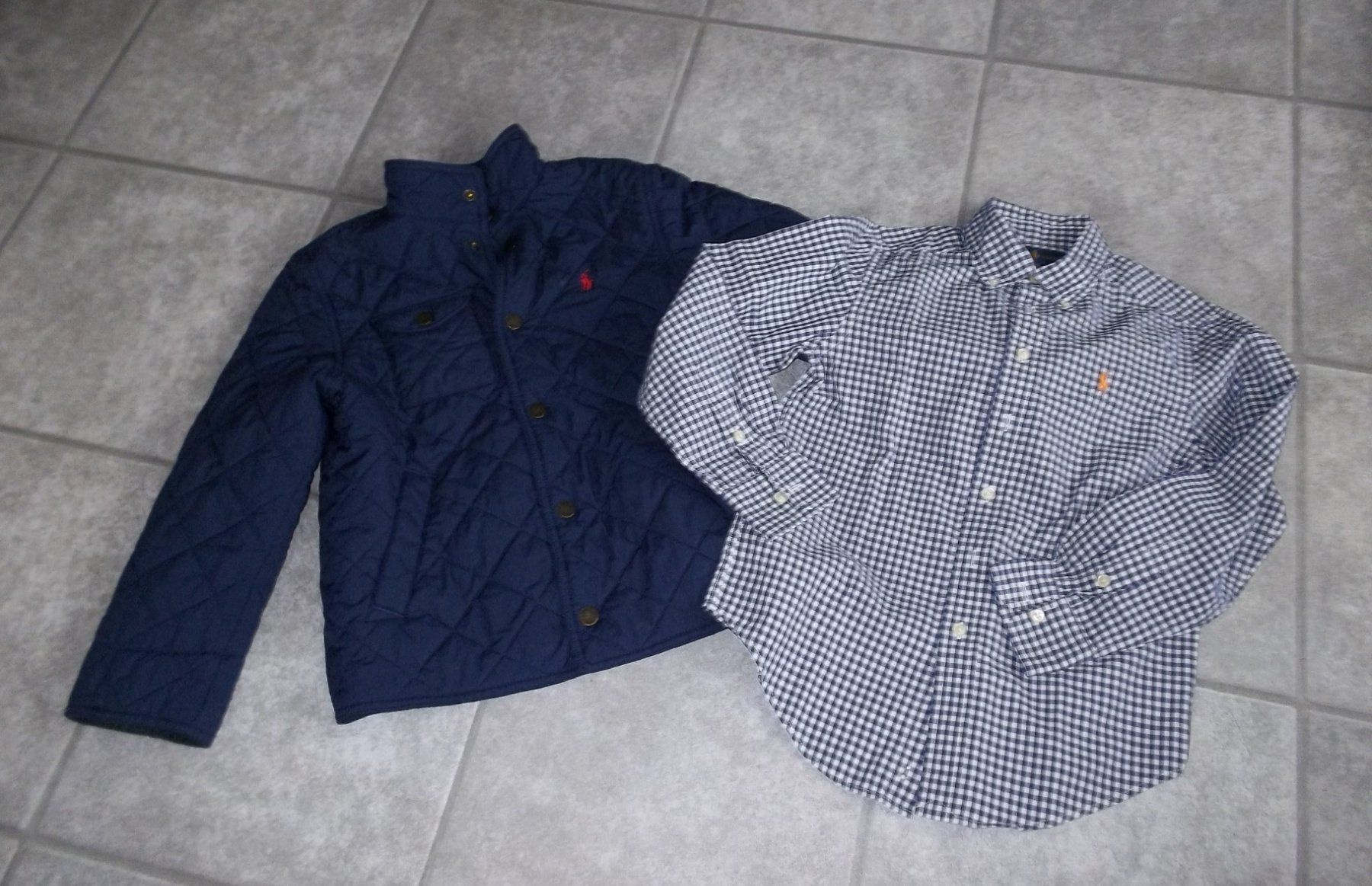 Giacche & Cappotti: Knaben Jacke und Hemd Grösse S/8 - Polo Ralph Lauren – Usato da Kaltbrunn venduto da Cindy99