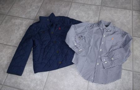 Knaben Jacke und Hemd Grösse S/8 - Polo Ralph Lauren
