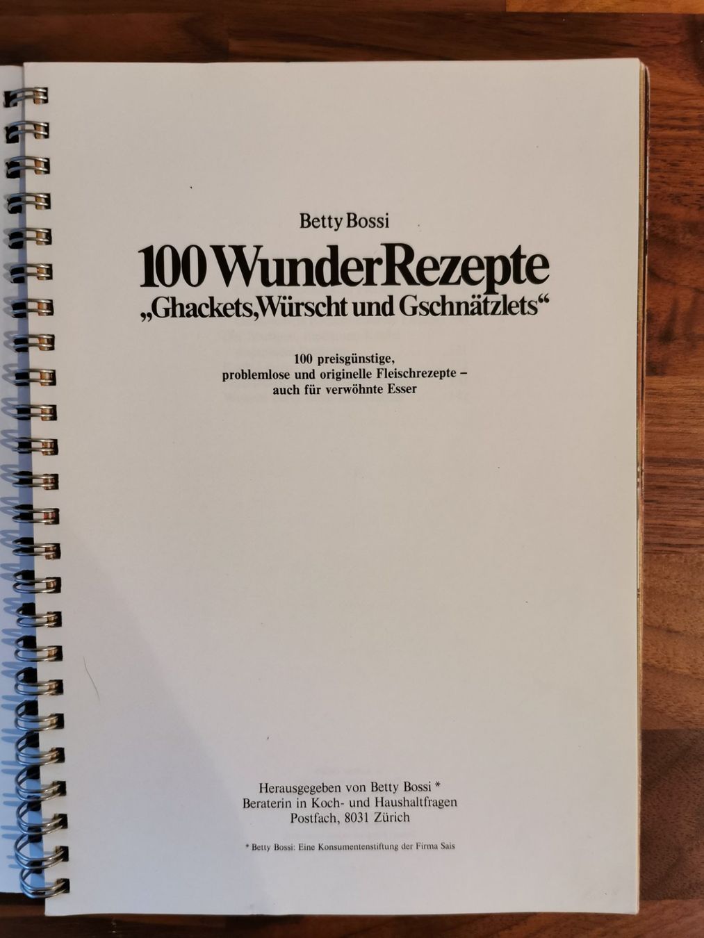 Bücher: Betty Bossi; 100 Wunder Rezepte – Gebraucht aus Boniswil von Totomat-Lady2 1