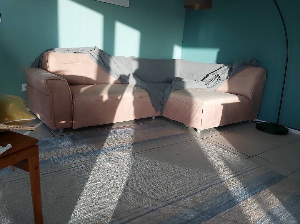 Divani: Couch Sofa Leder mit Abdeckung – Usato da Stalden (Sarnen) venduto da chr_s5xx 1