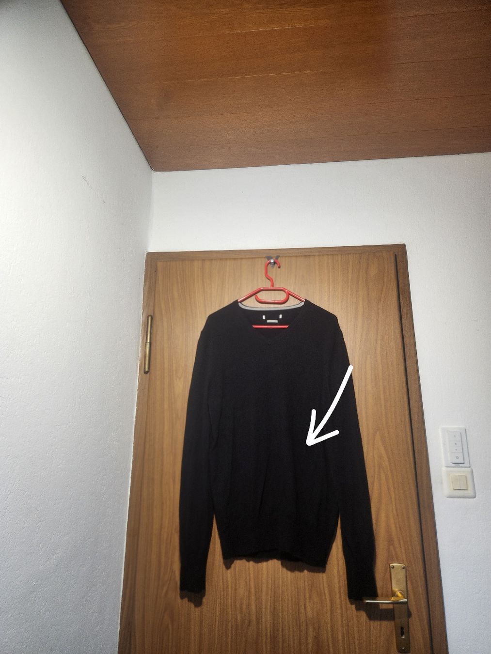 Pullover & Sweatshirts: Pull cachemire double fil noir taille X L petit défaut – Gebraucht aus Niedergösgen von Eva2410