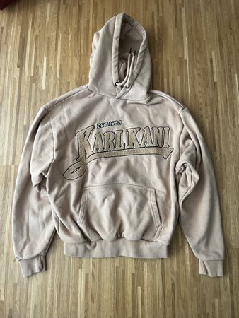 Karl Kani Hoodie - beige - Logo - Gr. XXS (passt XS) 