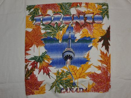 Vintage Toronto Canada T-Shirt, Herbstlaub Motiv🍁