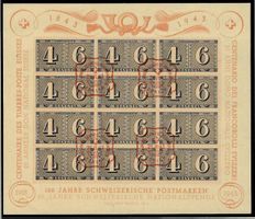 1943, W16 Luxusblatt gestempelt ET (15970)