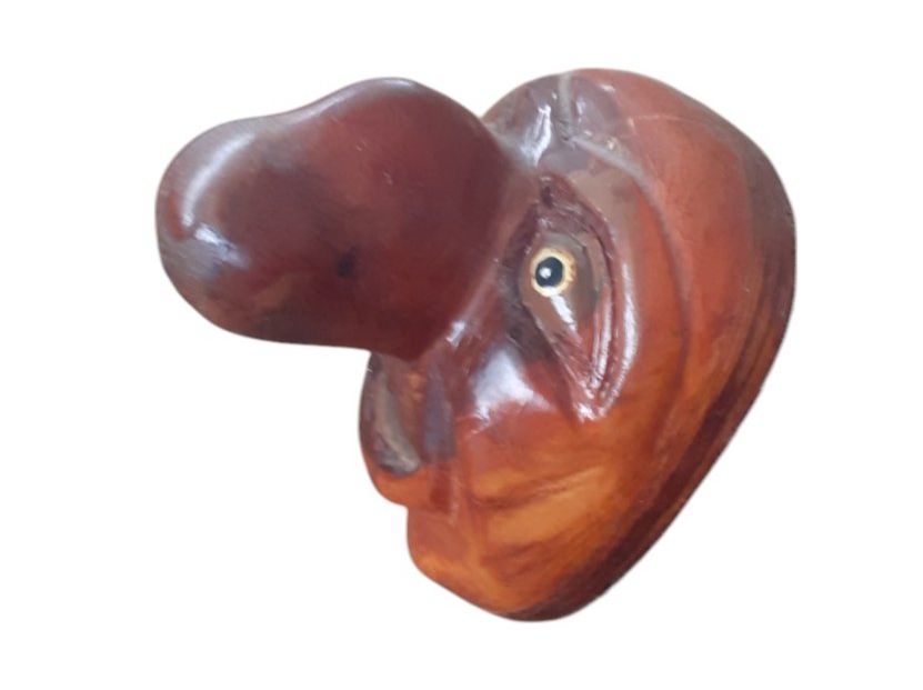 Sculture & Statue: Holzfigur geschnitzt Humor "grosse Nase" – Usato da Mörschwil venduto da antiksalon 1