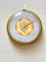 Pop Swatch Uhr  goldfarben gebrauchter Zustand