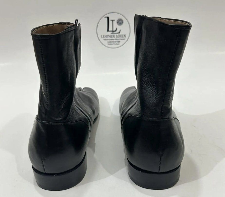 Herrenschuhe: Tabi Lederstiefeletten schwarz gebraucht – Gebraucht aus Zürich von jcytam 5