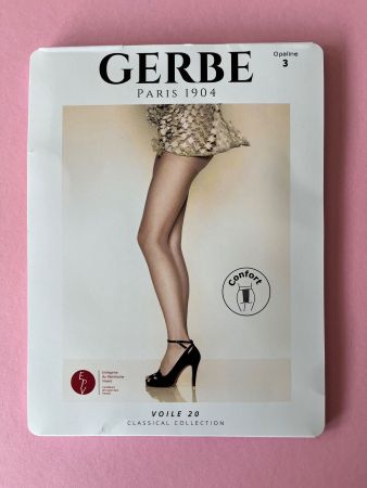 GERBE, Strumpfhose VOILE 20, Grösse M (3), Farbe Braun