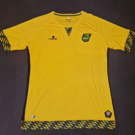 Trikot Jamaika Romai 2XL rot 2015/2016 Authentic-Siegel