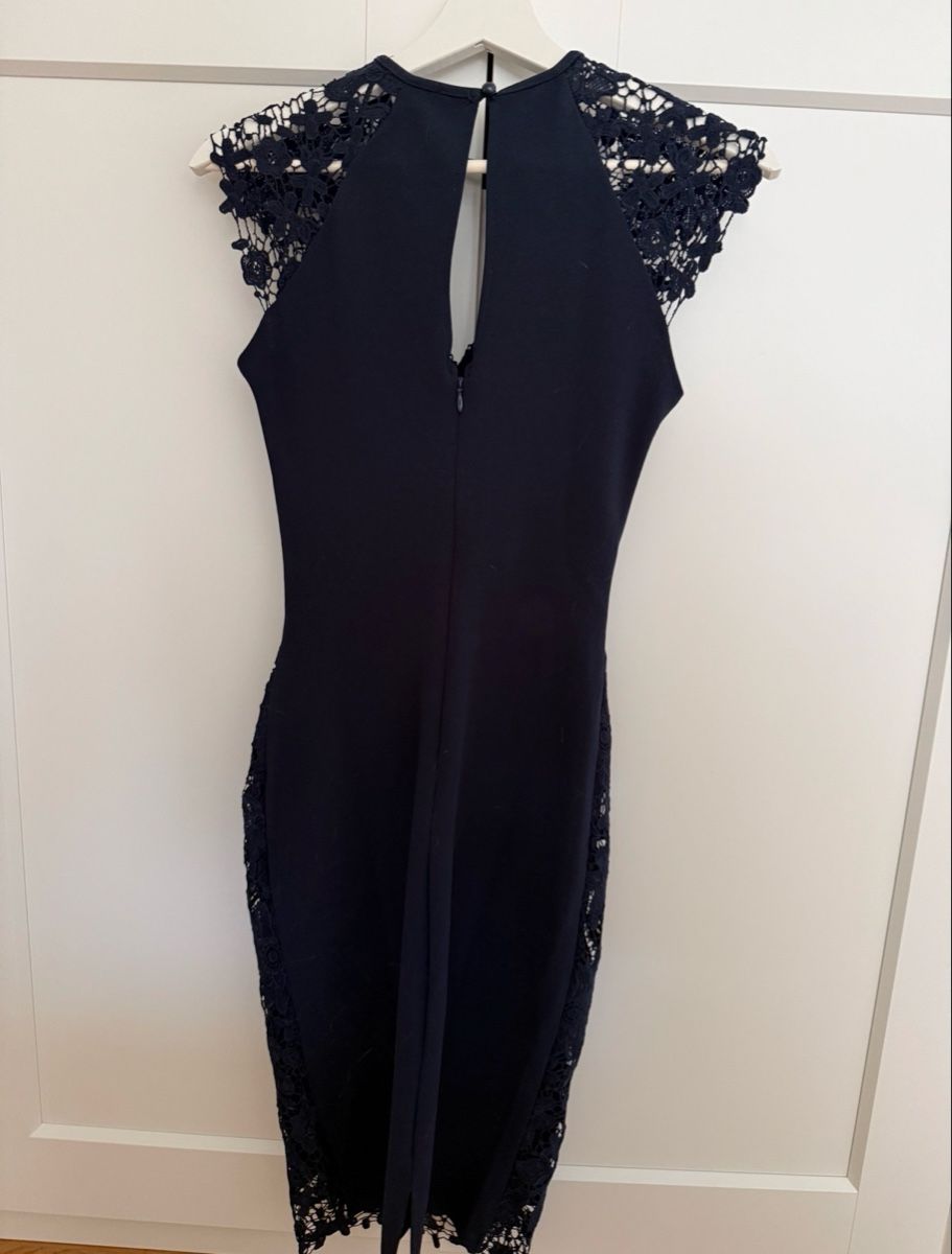 Vestiti: Elegantes Spitzenkleid, dunkelblau, Gr. 34 – Usato da Zürich venduto da FionaLuzia 1