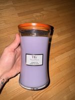 Duftkerze WoodWick Lavender Spa Duft lila