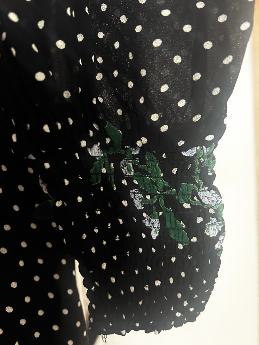 Ganni Vestiti: Ganni Kleid, Grösse 34, Schwarz mit Blumen – Usato da St. Gallen venduto da avl_k5my 4