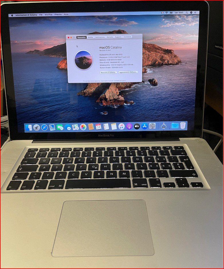 Apple Notebook: MAC BOOK PRO 2012 – Usato da Banco venduto da lorenzetti
