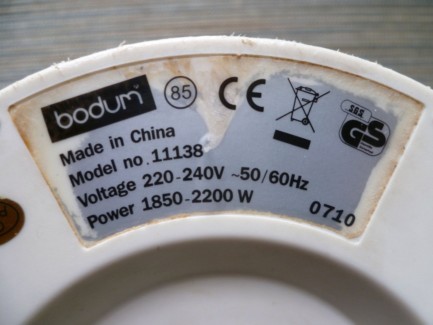 Bodum Bollitori: Bodum Wasserkocher – Difettoso da Aarau venduto da Rdodger 9